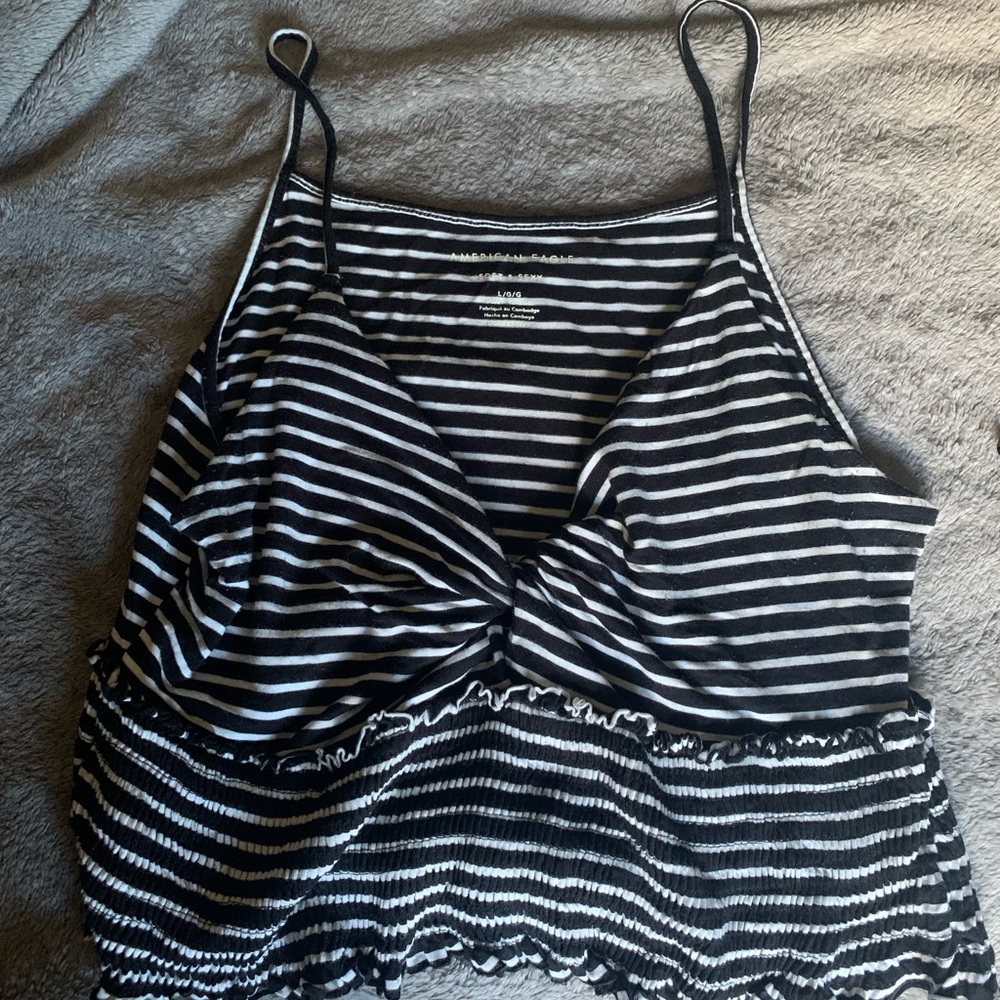 American Eagle Striped Tank